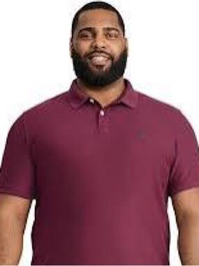 Izod Men's Polo Shirt in Burgundy